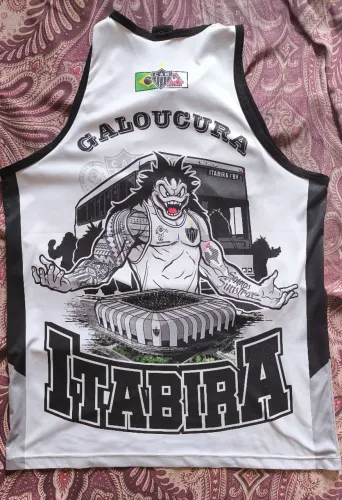 Camisa regata Galoucura Itabira bordado tamanho M