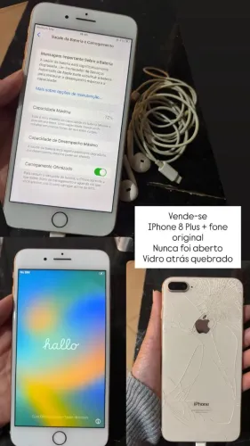 iphone 8 plus com caixa