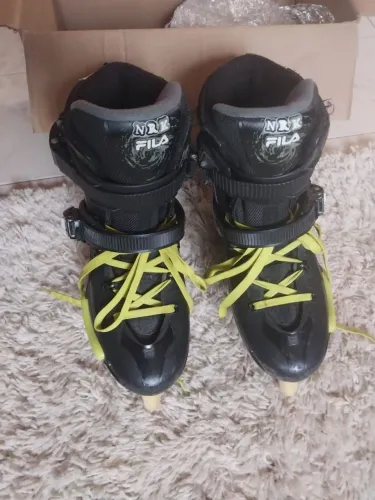 Patins Fila Nrk Fun Black Freestyle/Urbano Abec-7 - Tamanho 41/42