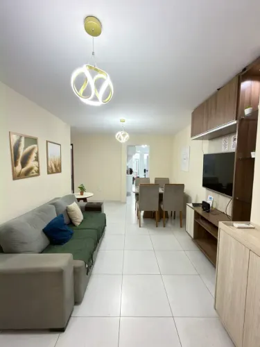 Apt térreo c/área externa mobiliado