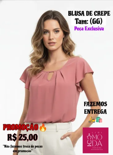 BLUSA DE CREPE
