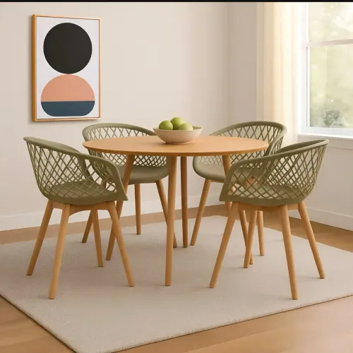 Cadeira jantar fendi conjunto com 4