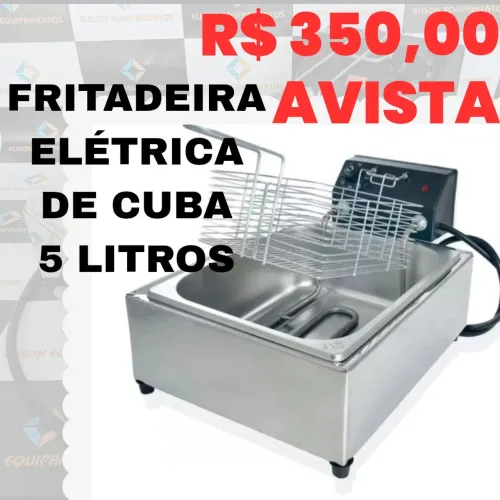 Fritadeira elétrica 5 litros