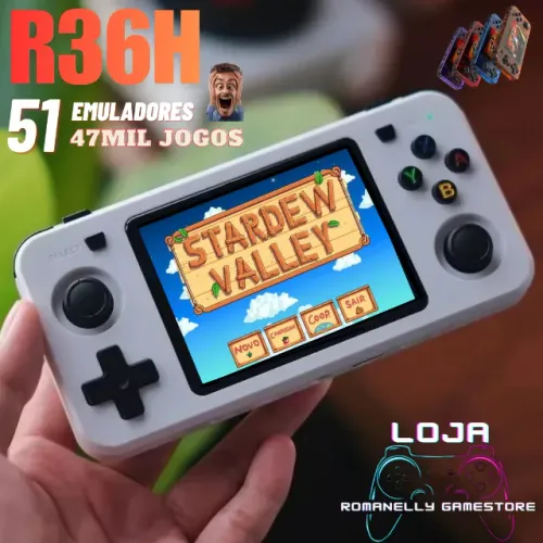 Videogame Portatil R36H BOYHOM Original NOVO com Garantia - 47 mil JOGOS - Aceito OLXPAY