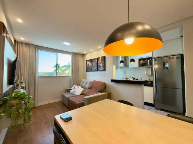 Apartamento repleto em marcenaria 2/4 Chácaras Santa Rita - Goiânia - GO