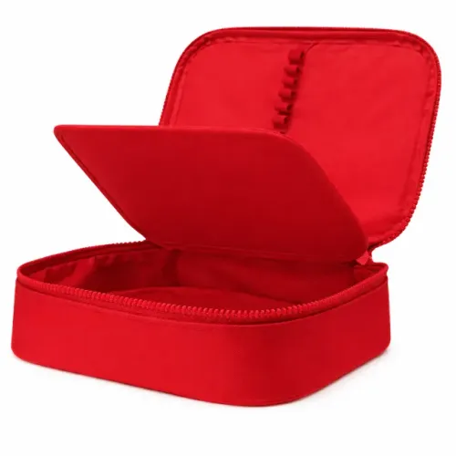 Estojo Escolar Box Grande Infantil Organizador Para Lapis Nylon Com Divisoria Necessarie
