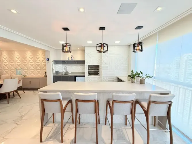 Apartamento para venda e locação no Jardim Anália Franco, alto padrão mobiliado e decorado