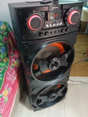 Caixa de som Amvox Tornado 1400w