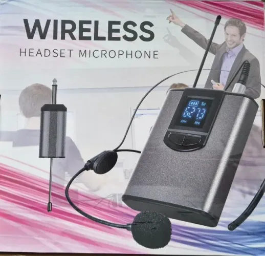 Microfone headset sem fio