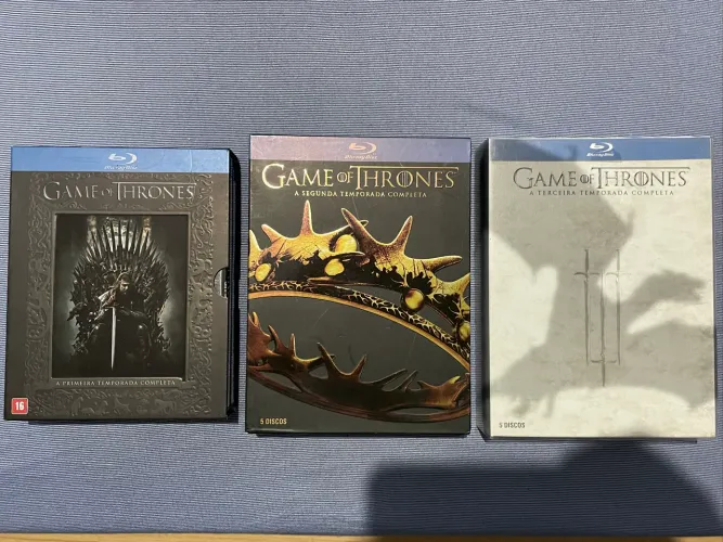 Game of Thrones (1ª, 2ª e 3ª temporada - Bluray)