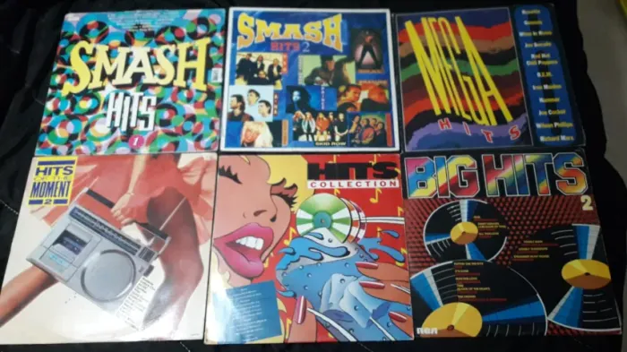 Disco de Vinil Hits Of The Moment 2,Mega Hits 6,Smash hits 1,2 etc