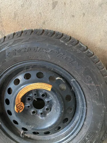 Roda Estepe Fiat estrada ORIGINAL 205 70 r15 scorpion ATR pirelli