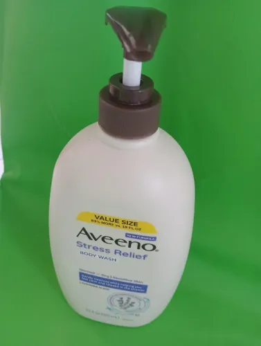 sabonete liquido aveeno stress refief body 