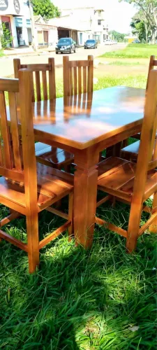 Mesa maciça madeira pura