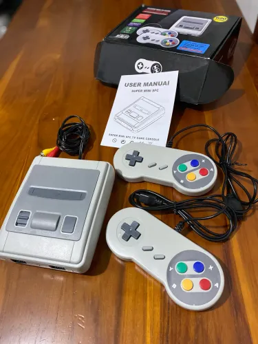 Video Game clássico Super Nintendo original 620 jogos!