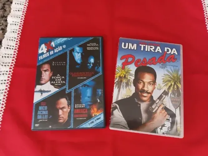 Desapego: Kit 2 Boxes com 7 Filmes Anos 80/90 em DVD Originais - em excelente estado!