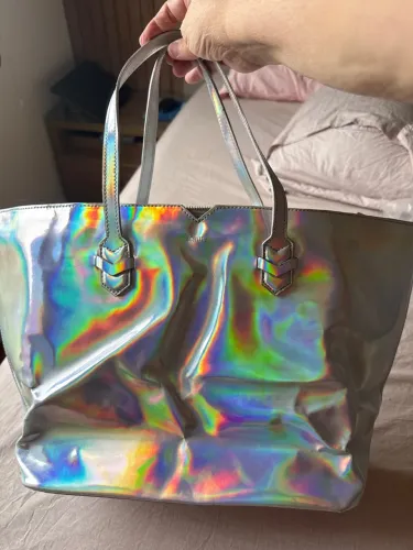 Bolsa  grande  Shopper SHUTZ holográfica 