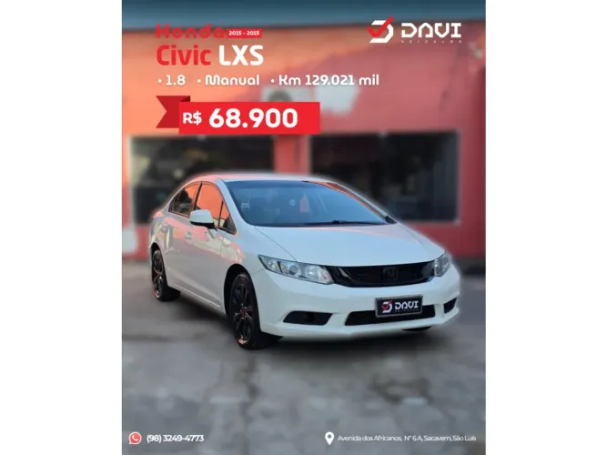 Honda Civic Sedan LXS 1.8/1.8 Flex 16V Aut. 4P 2015
