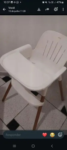Cadeirinha infantil alimentação