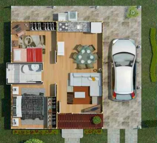 Vendo casa de pinos tratado