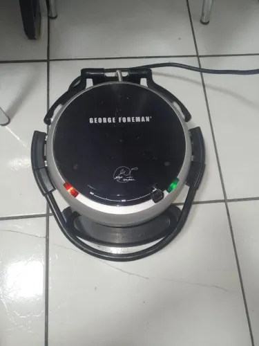 Grill George Foreman 27 cm Polishop - Usado excelente, 127 V, grelha saudável
