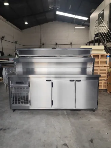 Balcão Refrigerado Linha Açougue com Condimentadora 2850x650x900