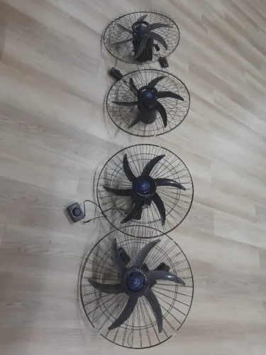 4 VENTILADORES DE PAREDE