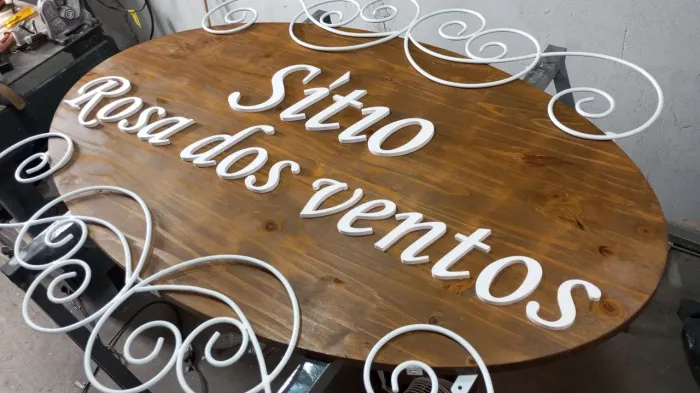 Placa decorativa para lojas ,sítios ,casas, fazendas