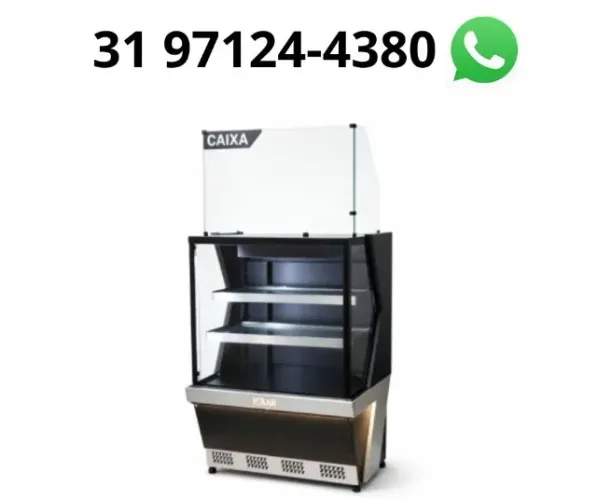Balcão Caixa Polar 80CM com Iluminação