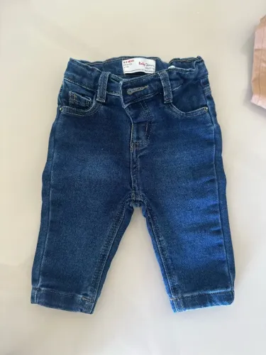 Calça jeans 0-3 meses 