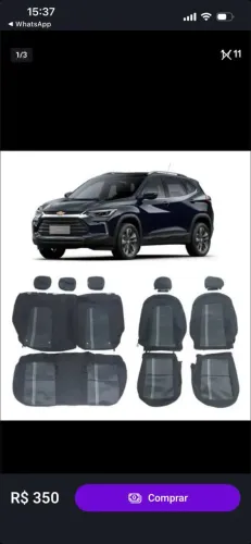 Kit Original capas para banco GM Tracker 2025