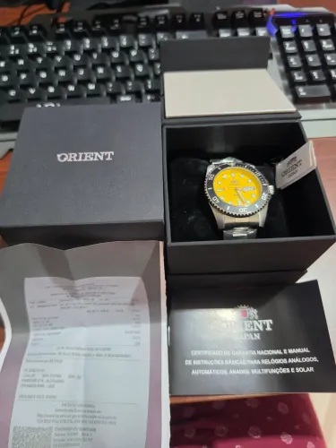 Orient submarine 42mm novo com garantia e nota