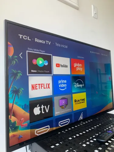 Smart TV 43 Polegadas TCL | Muito nova | Roku Televisão 