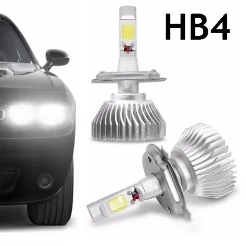 Lâmpada de Led Efeito Xenon 40w HB4 6000k Branco Frio C6 Efeito Xenon