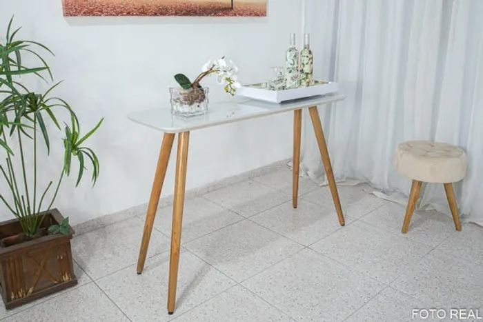 Aparador Laqueado 1.20m Espelhado/Off white - Frete Grátis - 10x S/ Juros - Receba Hoje