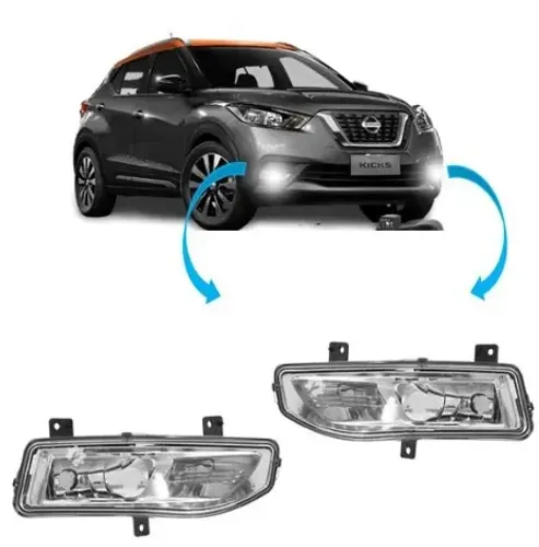 Par Farol Milha Auxiliar Nissan Kicks 2017 2019 2020 Original