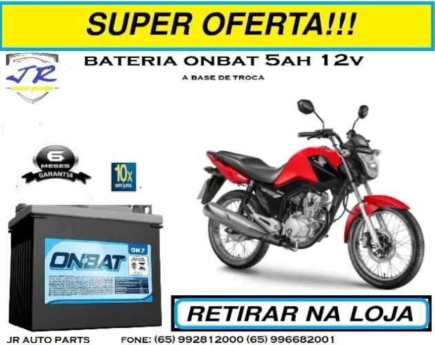 bateria onbat 5ah fan 150 2015