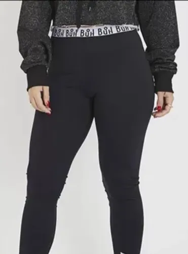 Calça legging feminina cós elástico tam M marca Buh