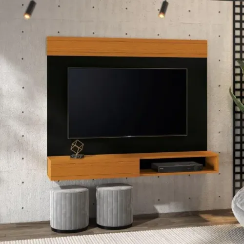 Painel Rali Para TV Até 55'' Porta Basculante Puxdores em cava! Frete e Montagem grátis