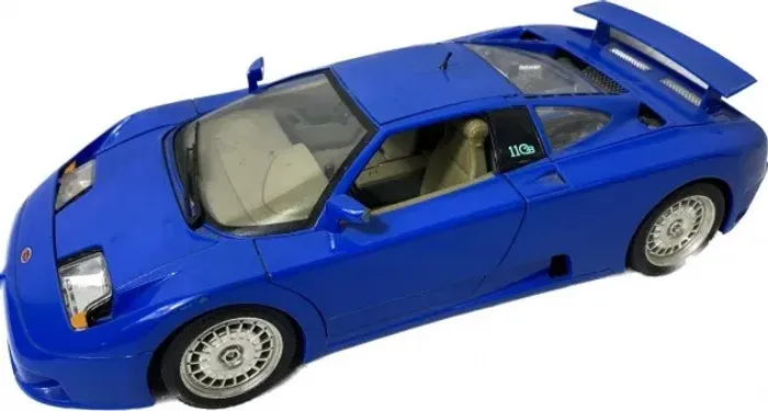 Miniatura Bugatti Eb 110 1991 Bburago 1/18 Azul
