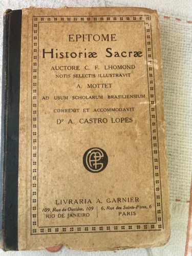 Livro: Eptome História Sacra edição