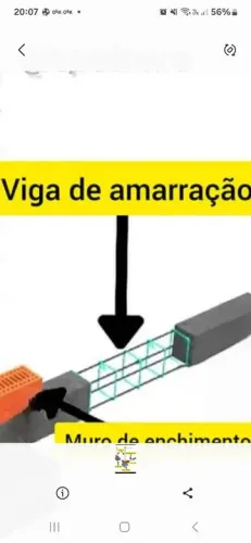 Viga de Amarração para Fundação colunas pop