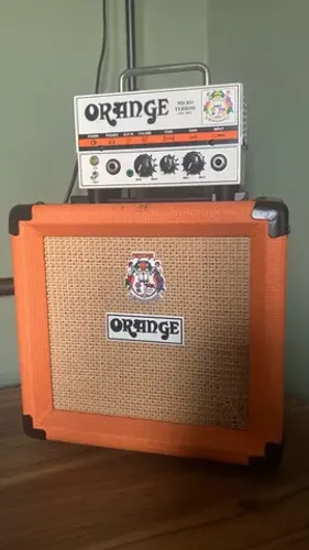 Amplificador Orange PPC 108 + Cabeçote Micro Terror