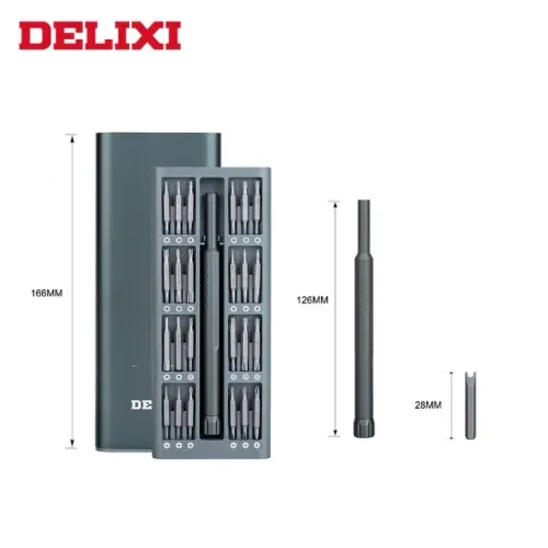 Kit chaves 97 peças Delix - notebook smartphone óculos relógio