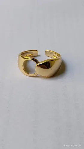 Anel de Luxo Jóias Folheadas