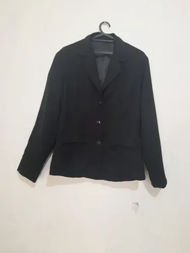 Casaco Blazer Feminino Preto desapego M veste 38/40
