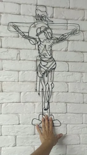Quadro jesus na cruz