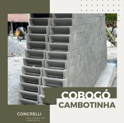 Cobogó cambota de concreto 