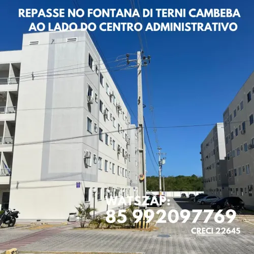 APARTAMENTO DE REPASSE NO FONTANA DI TERNI MRV BAIRRO CAMBEBA EM FORTALEZA