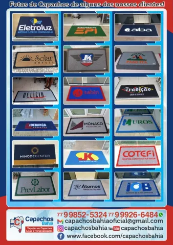 Tapetes de vinil personalizados no Sistema de Vulcanização